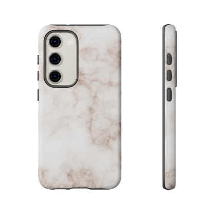 Elegant Alabaster Swirl - Cell Phone Case