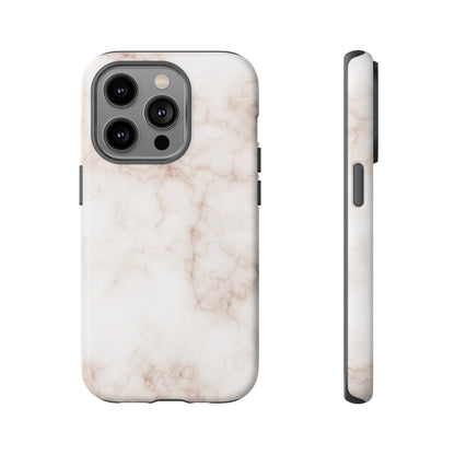 Elegant Alabaster Swirl - Cell Phone Case