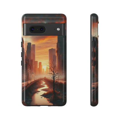 Dawn of the Urban Oasis - Cell Phone Case