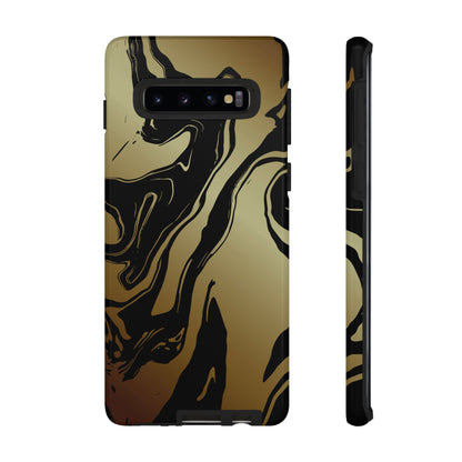 Golden Swirls - Cell Phone Case