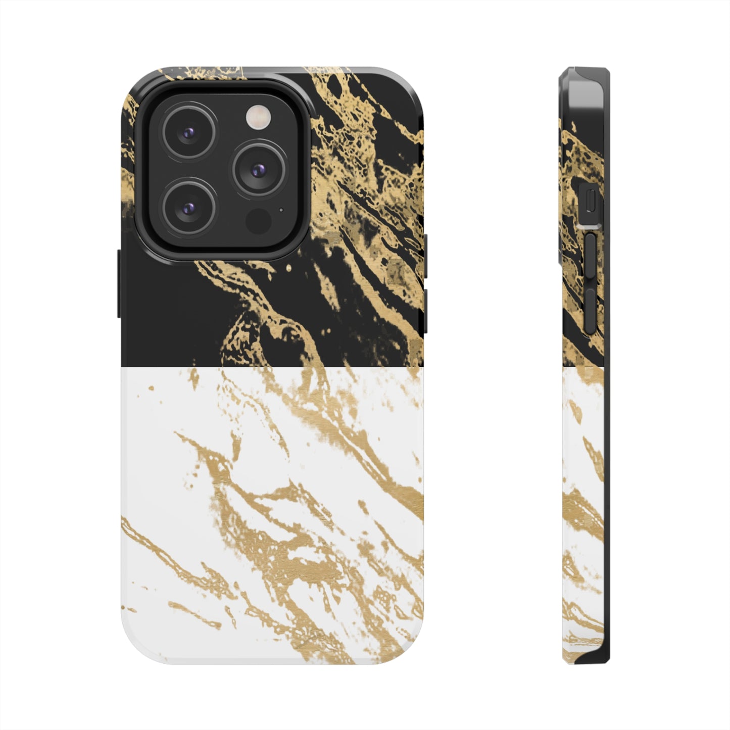 Day Meets Night Gold Rush - iPhone Case