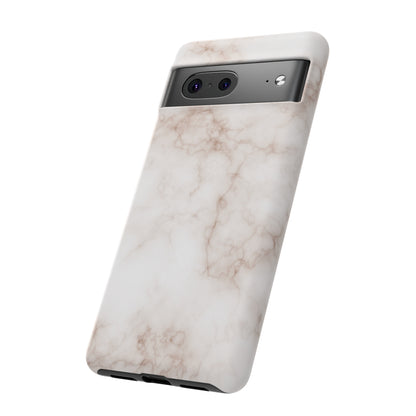 Elegant Alabaster Swirl - Cell Phone Case