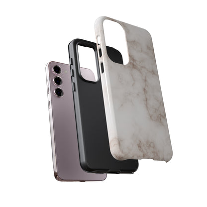 Elegant Alabaster Swirl - Cell Phone Case