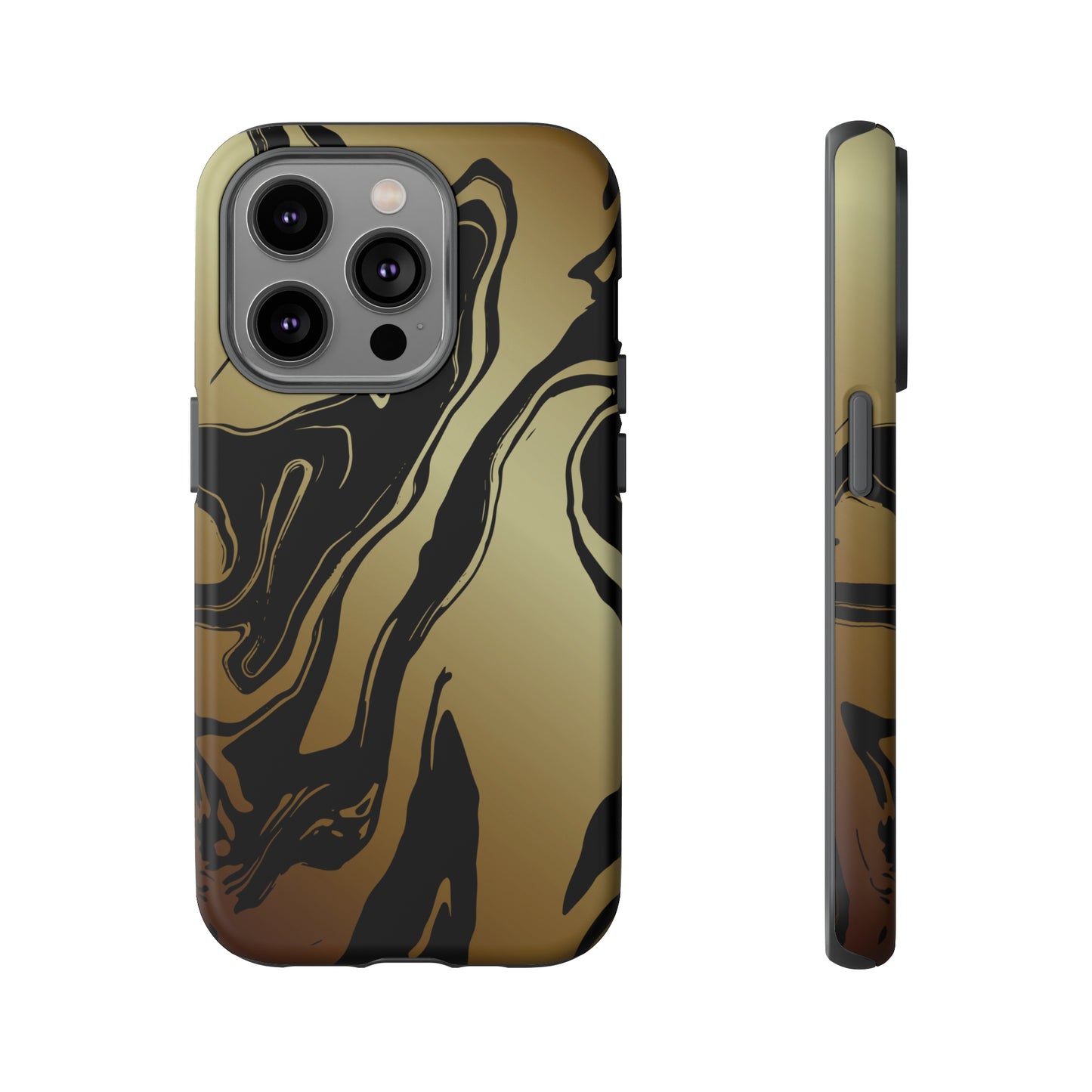 Golden Swirls - Cell Phone Case