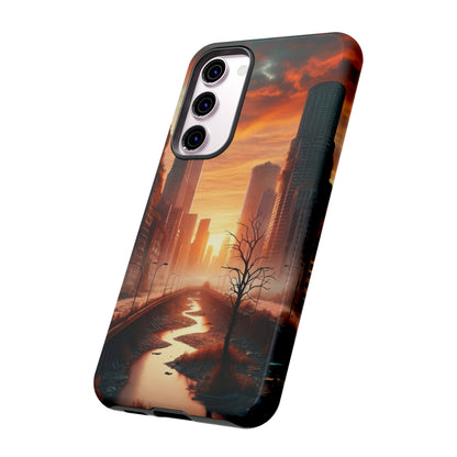 Dawn of the Urban Oasis - Cell Phone Case