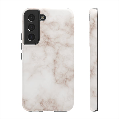 Elegant Alabaster Swirl - Cell Phone Case