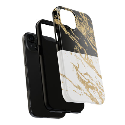 Day Meets Night Gold Rush - iPhone Case