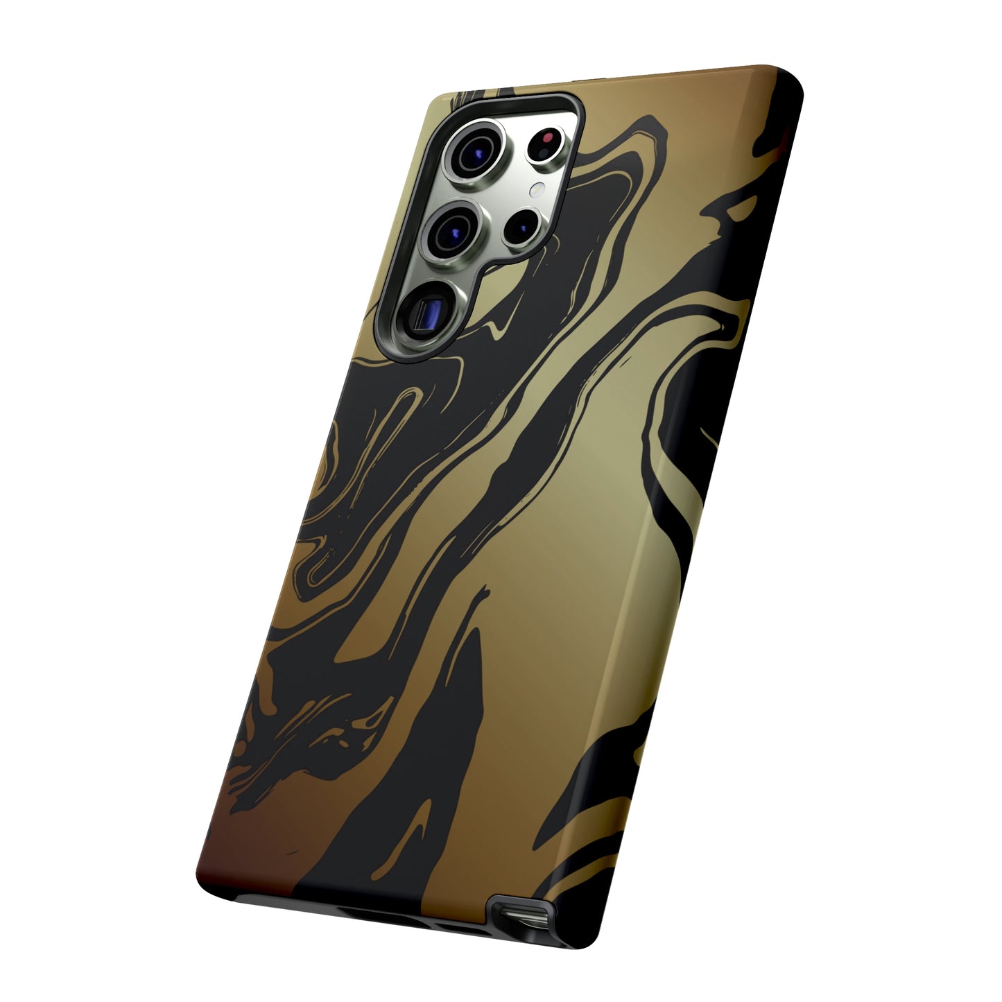 Golden Swirls - Cell Phone Case