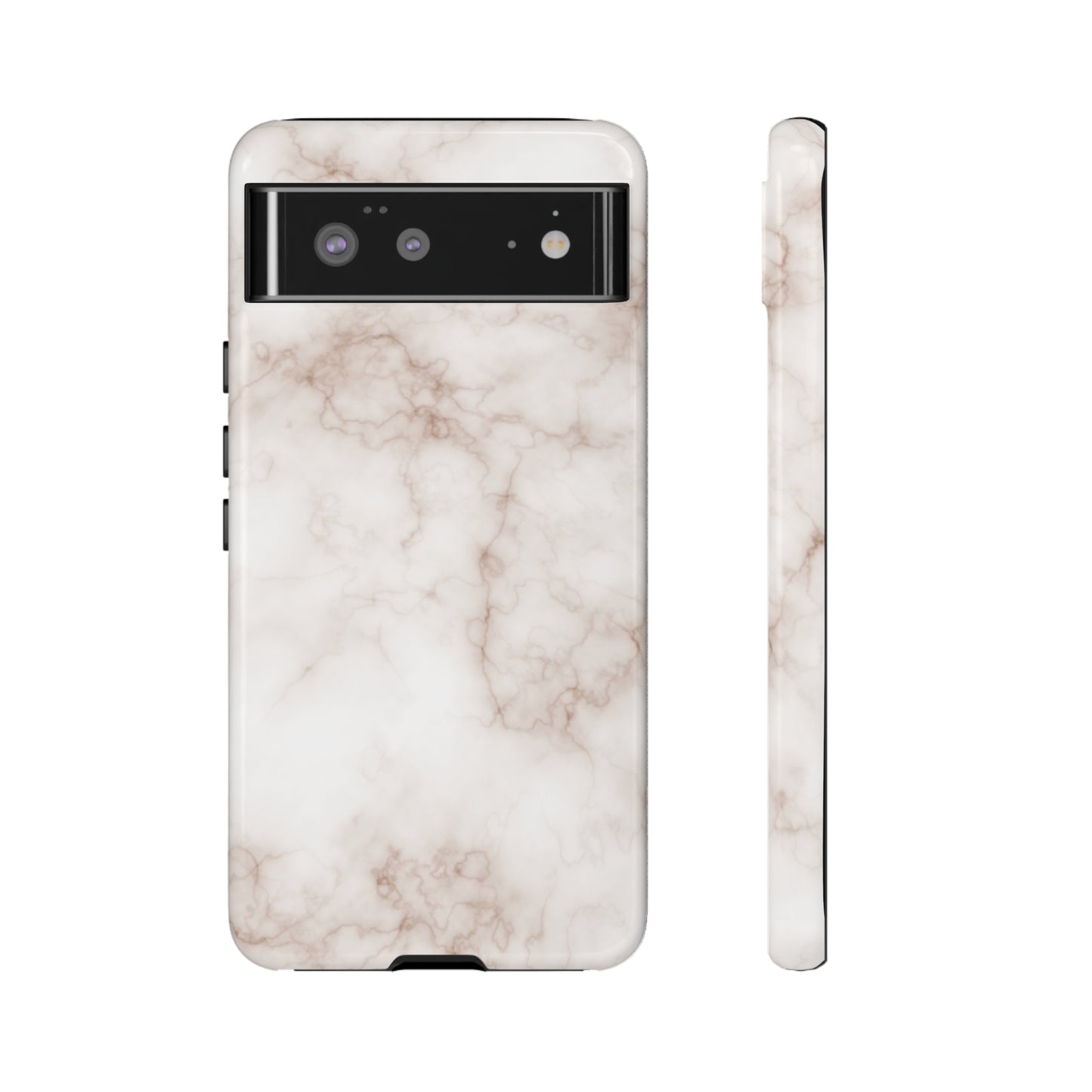 Elegant Alabaster Swirl - Cell Phone Case