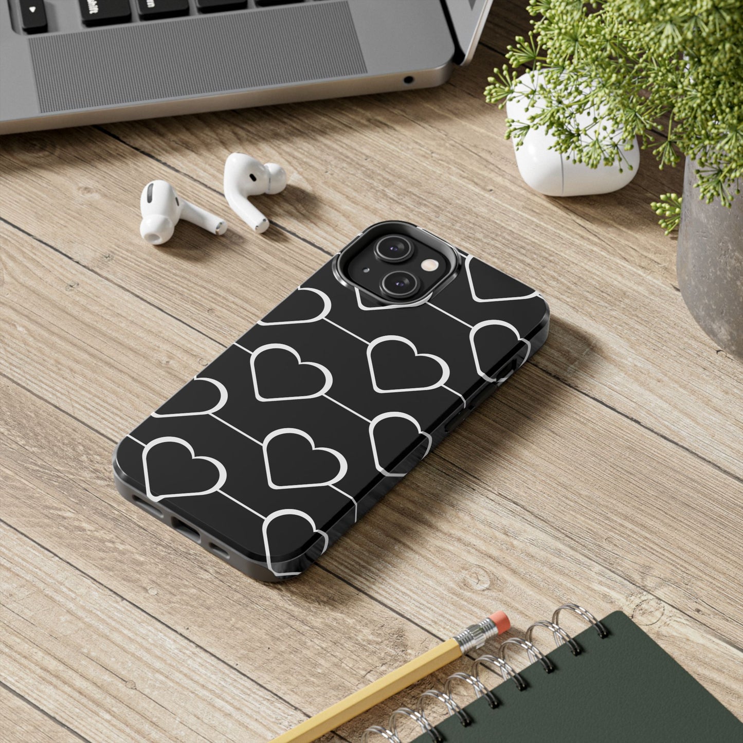 Hearts Connect - iPhone Case