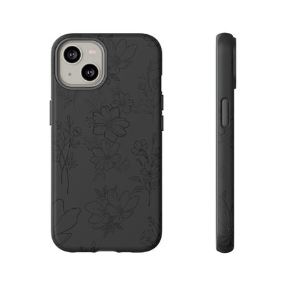 Midnight Florals - Cell Phone Case