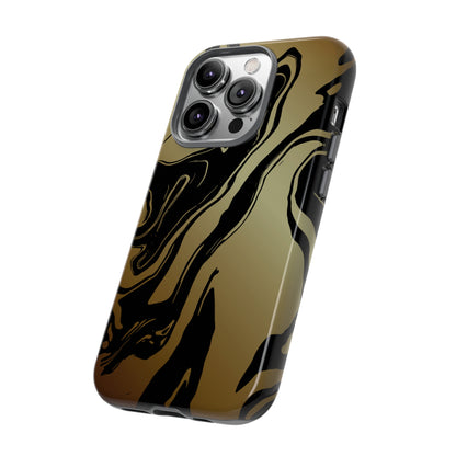 Golden Swirls - Cell Phone Case