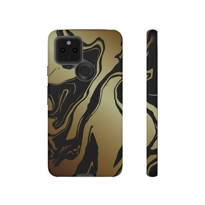 Golden Swirls - Cell Phone Case