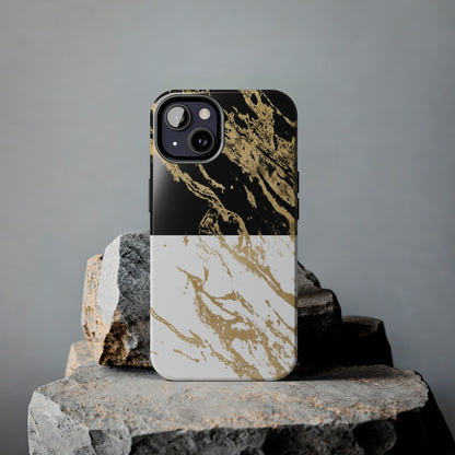 Day Meets Night Gold Rush - iPhone Case