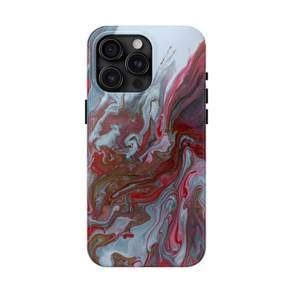 Crimson Flow - iPhone Case