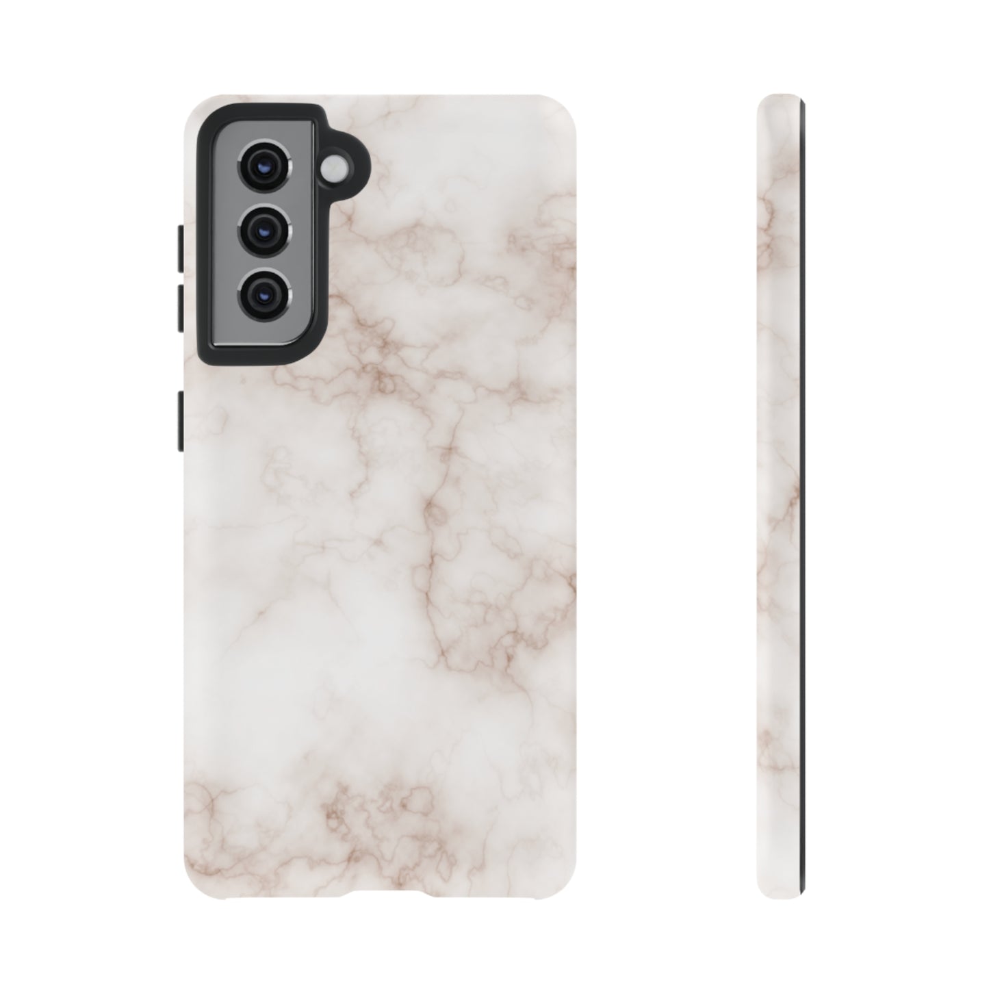 Elegant Alabaster Swirl - Cell Phone Case