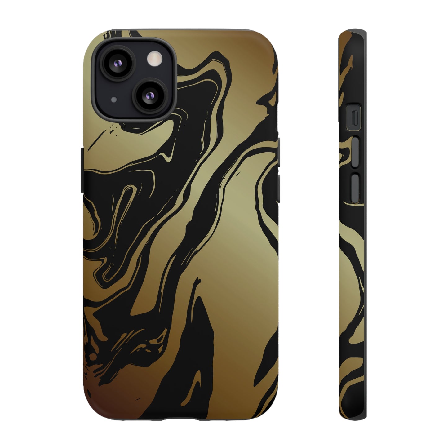 Golden Swirls - Cell Phone Case