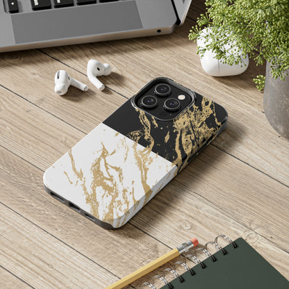 Day Meets Night Gold Rush - iPhone Case