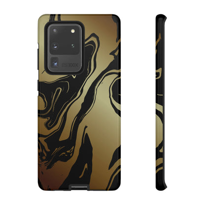 Golden Swirls - Cell Phone Case