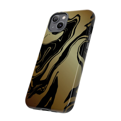 Golden Swirls - Cell Phone Case