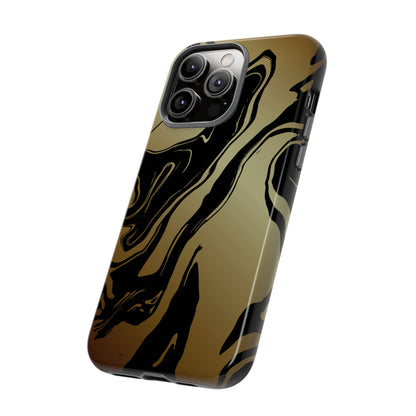 Golden Swirls - Cell Phone Case