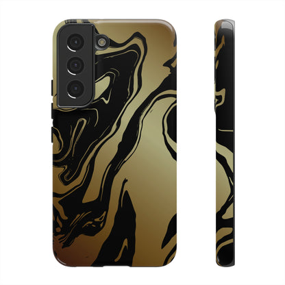 Golden Swirls - Cell Phone Case