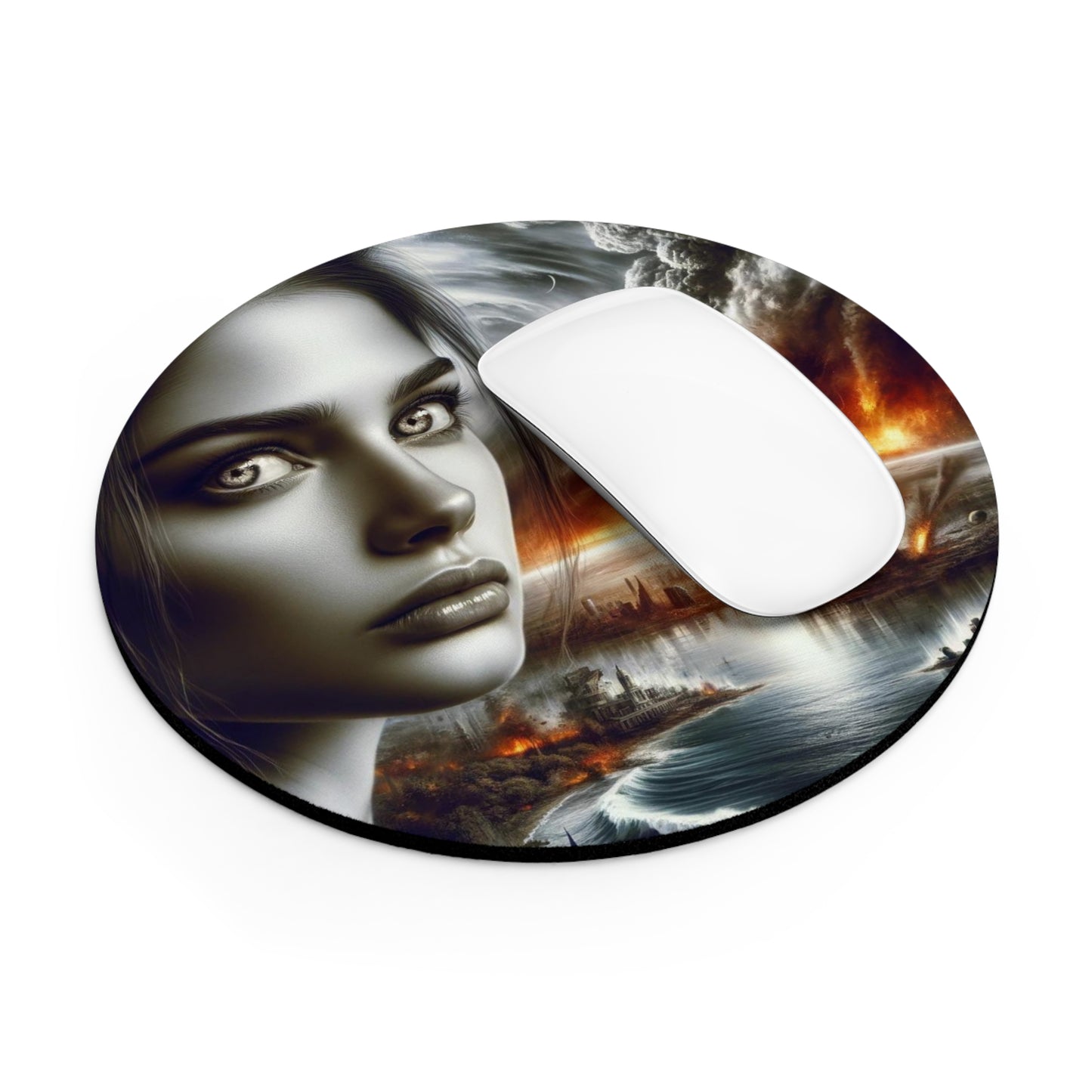 Apocalyptic Vision - Mouse Pad | Round