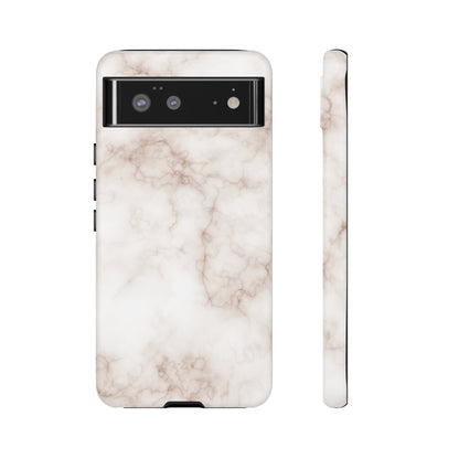 Elegant Alabaster Swirl - Cell Phone Case
