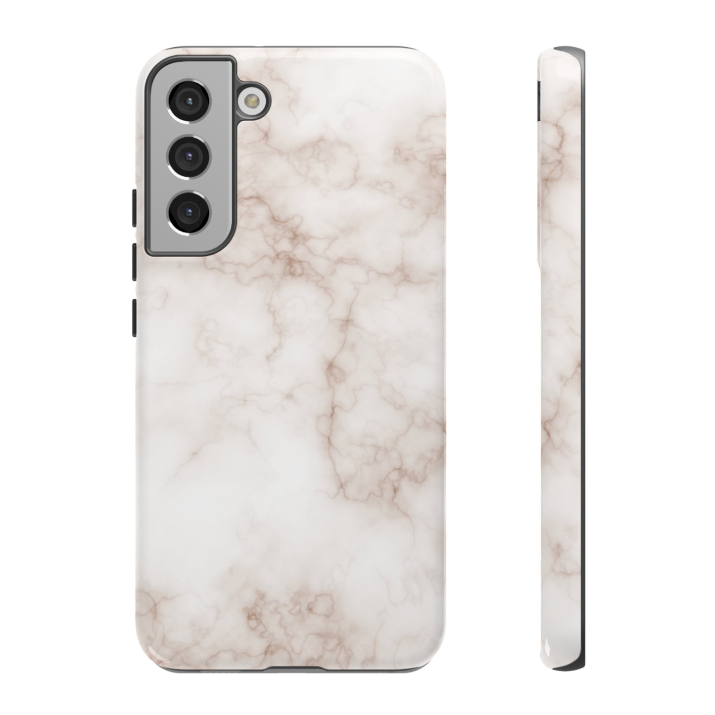 Elegant Alabaster Swirl - Cell Phone Case