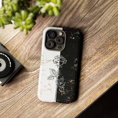 Elegant Contrast - Cell Phone Case