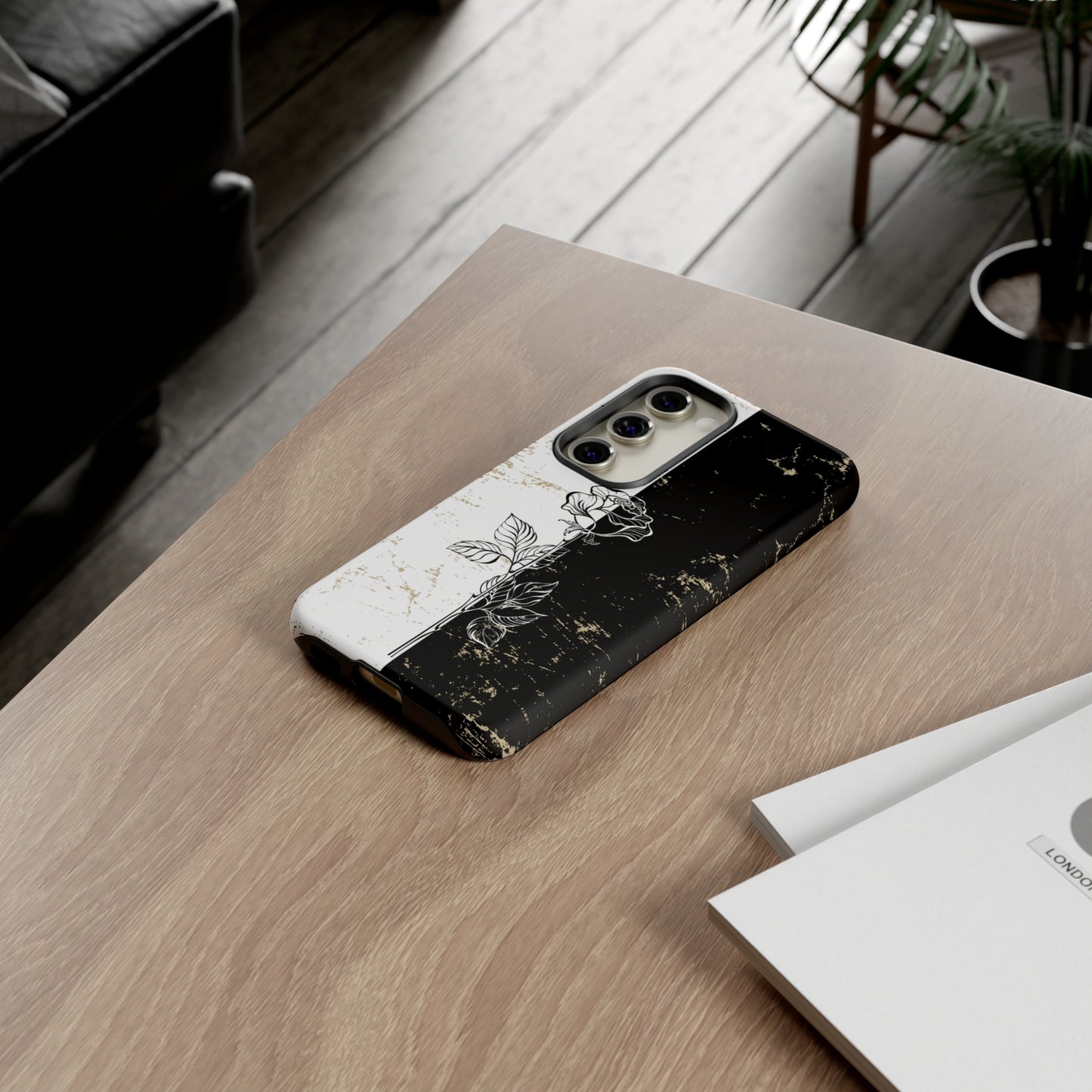 Elegant Contrast - Cell Phone Case