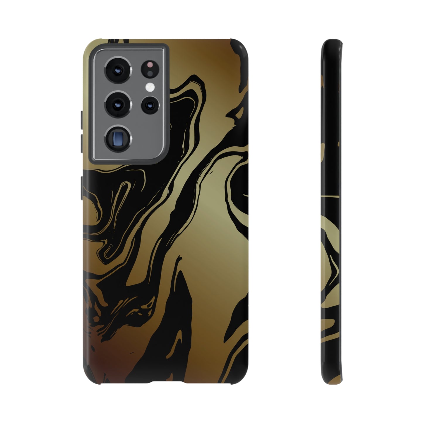 Golden Swirls - Cell Phone Case