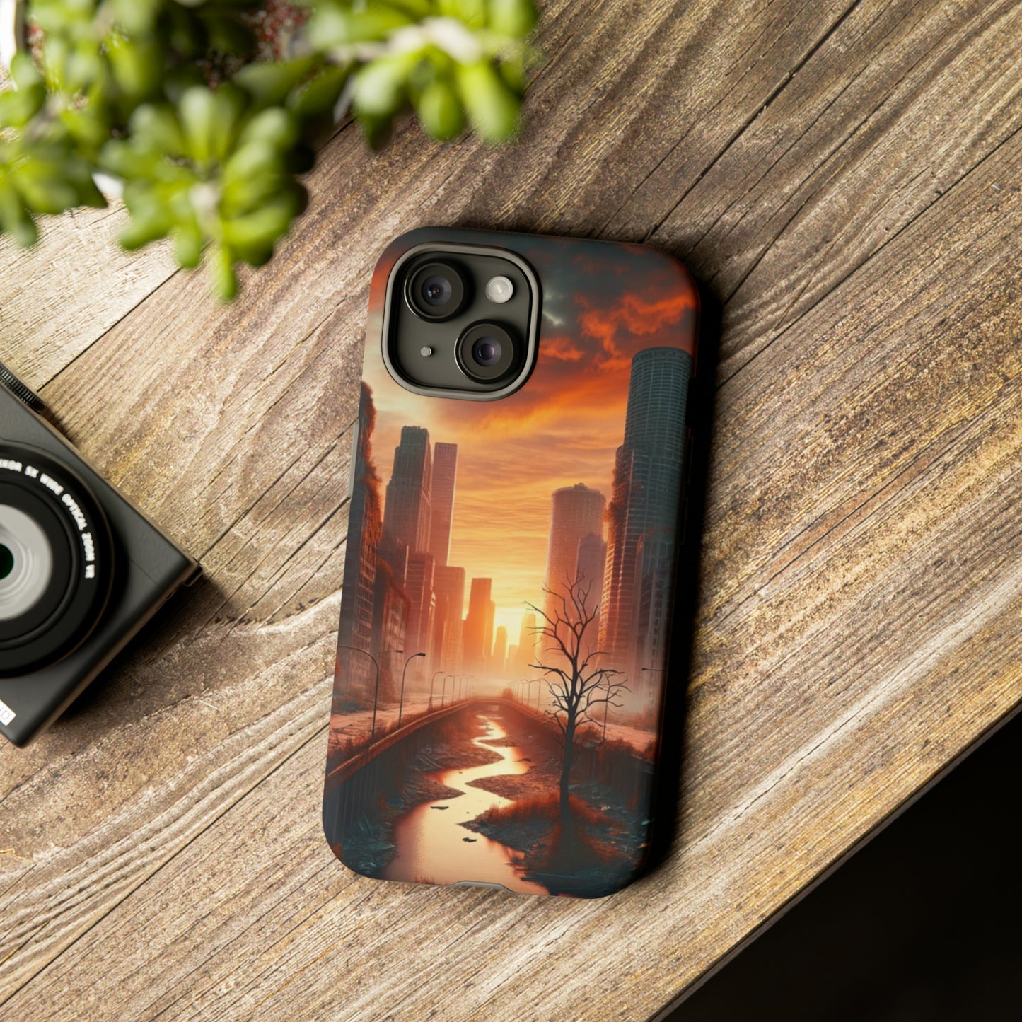 Dawn of the Urban Oasis - Cell Phone Case