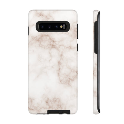 Elegant Alabaster Swirl - Cell Phone Case
