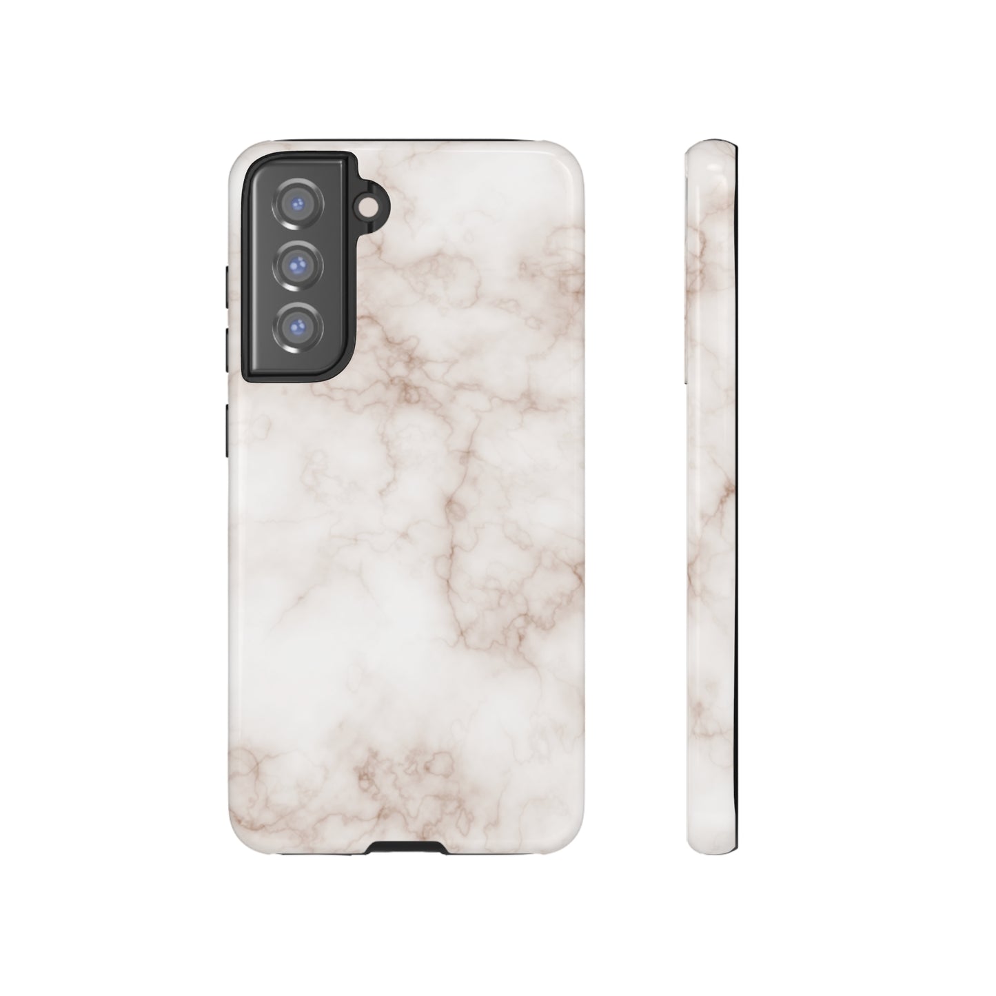 Elegant Alabaster Swirl - Cell Phone Case