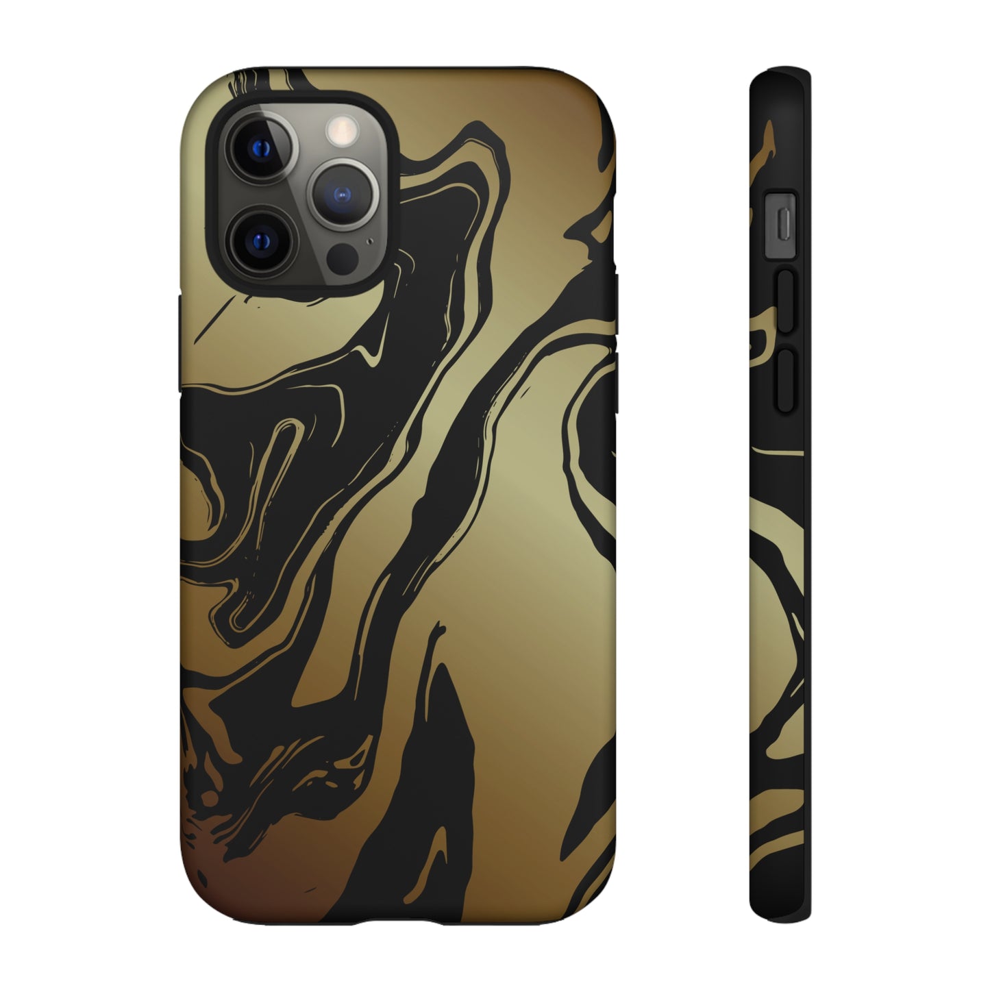 Golden Swirls - Cell Phone Case