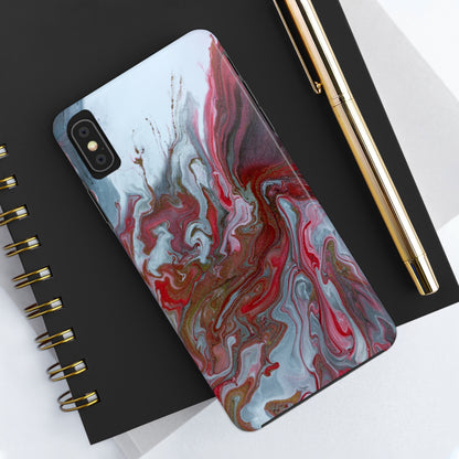 Crimson Flow - iPhone Case