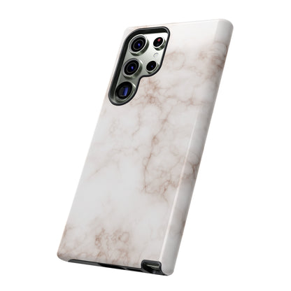 Elegant Alabaster Swirl - Cell Phone Case