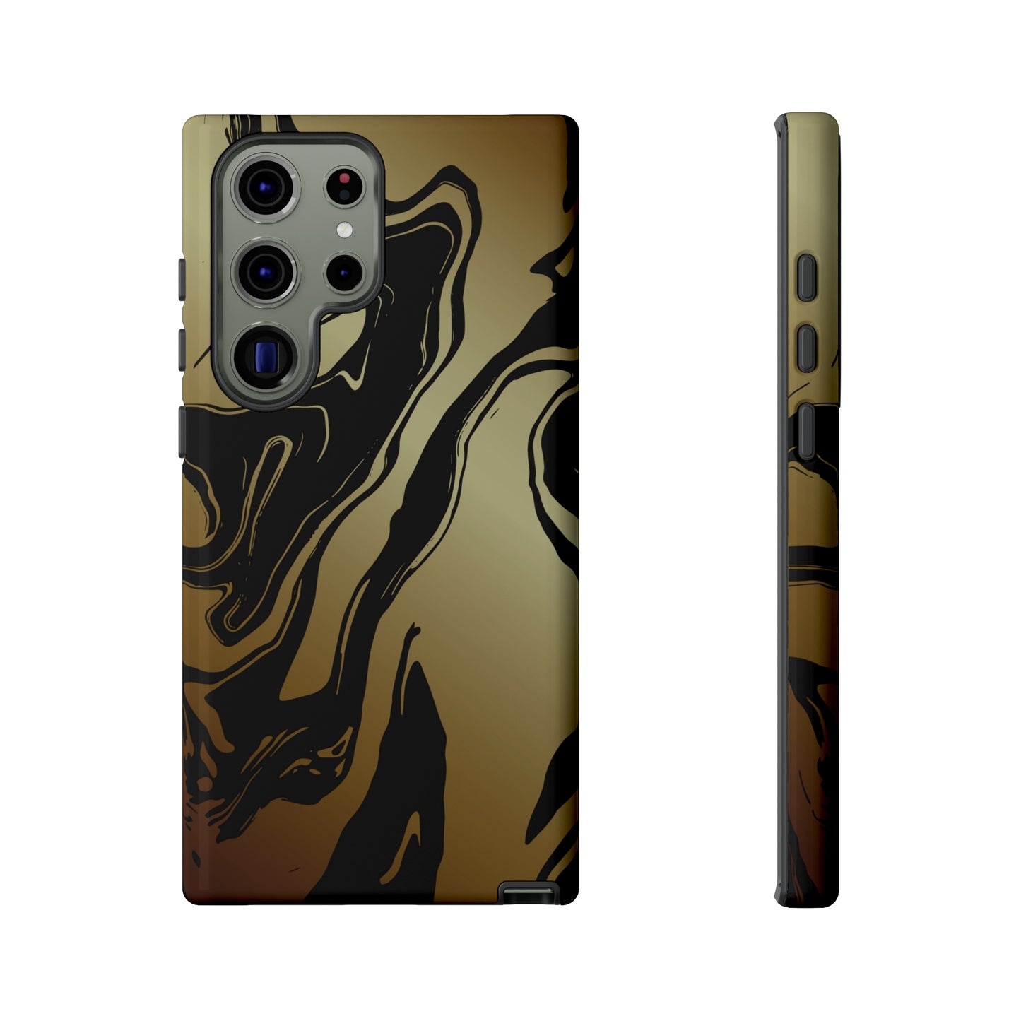 Golden Swirls - Cell Phone Case