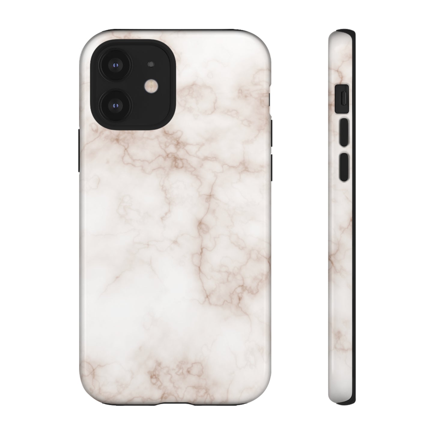 Elegant Alabaster Swirl - Cell Phone Case