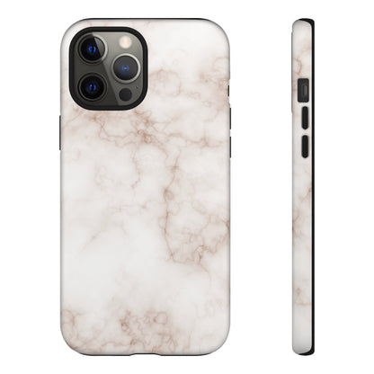 Elegant Alabaster Swirl - Cell Phone Case