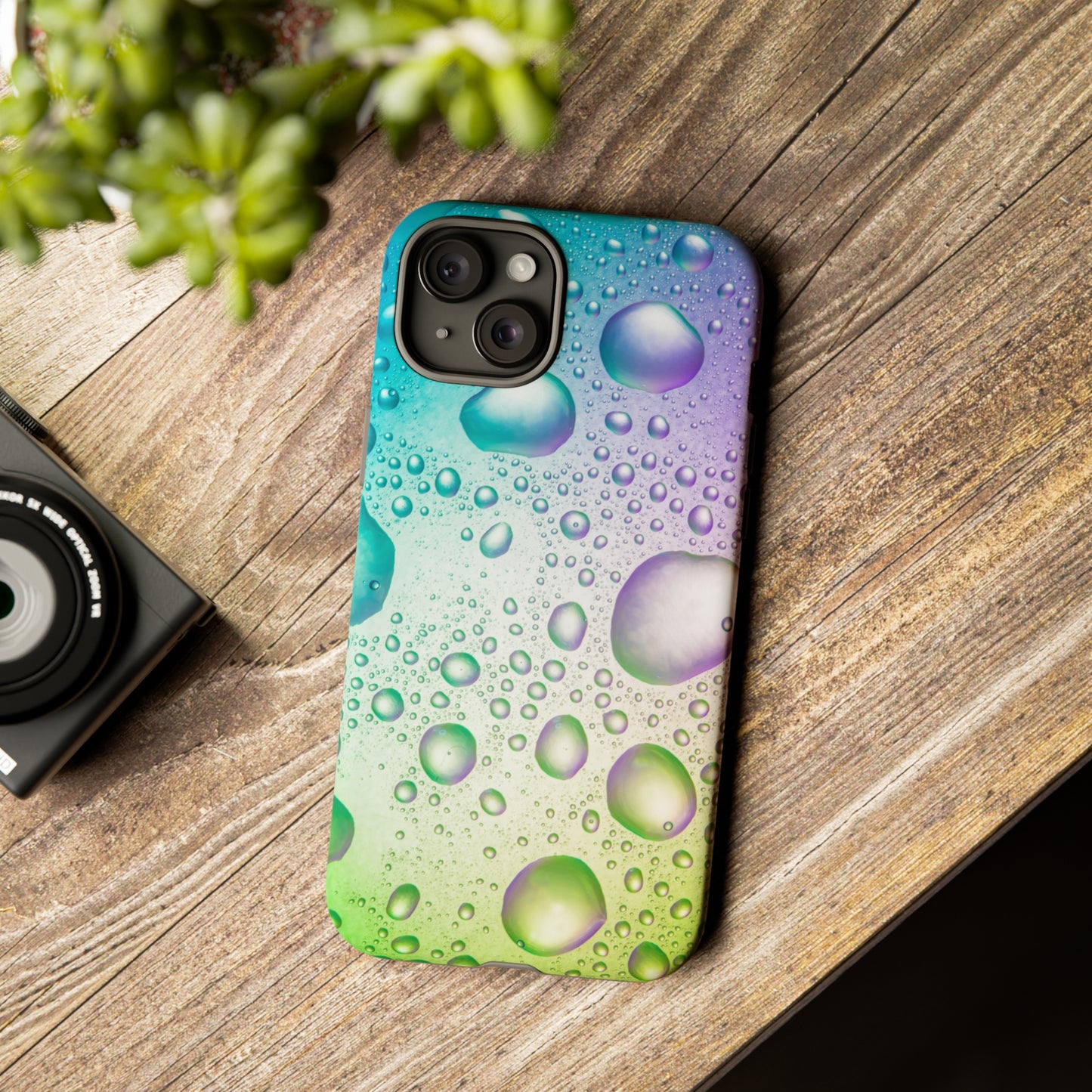 Aqua Bubbles - Cell Phone Case