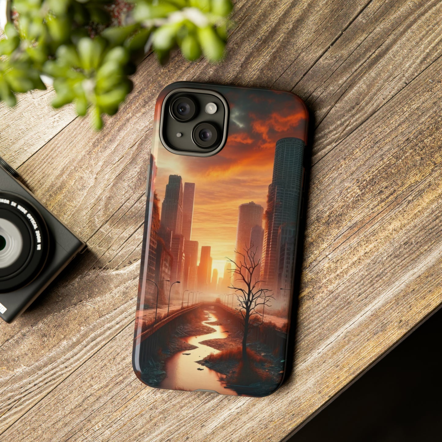 Dawn of the Urban Oasis - Cell Phone Case