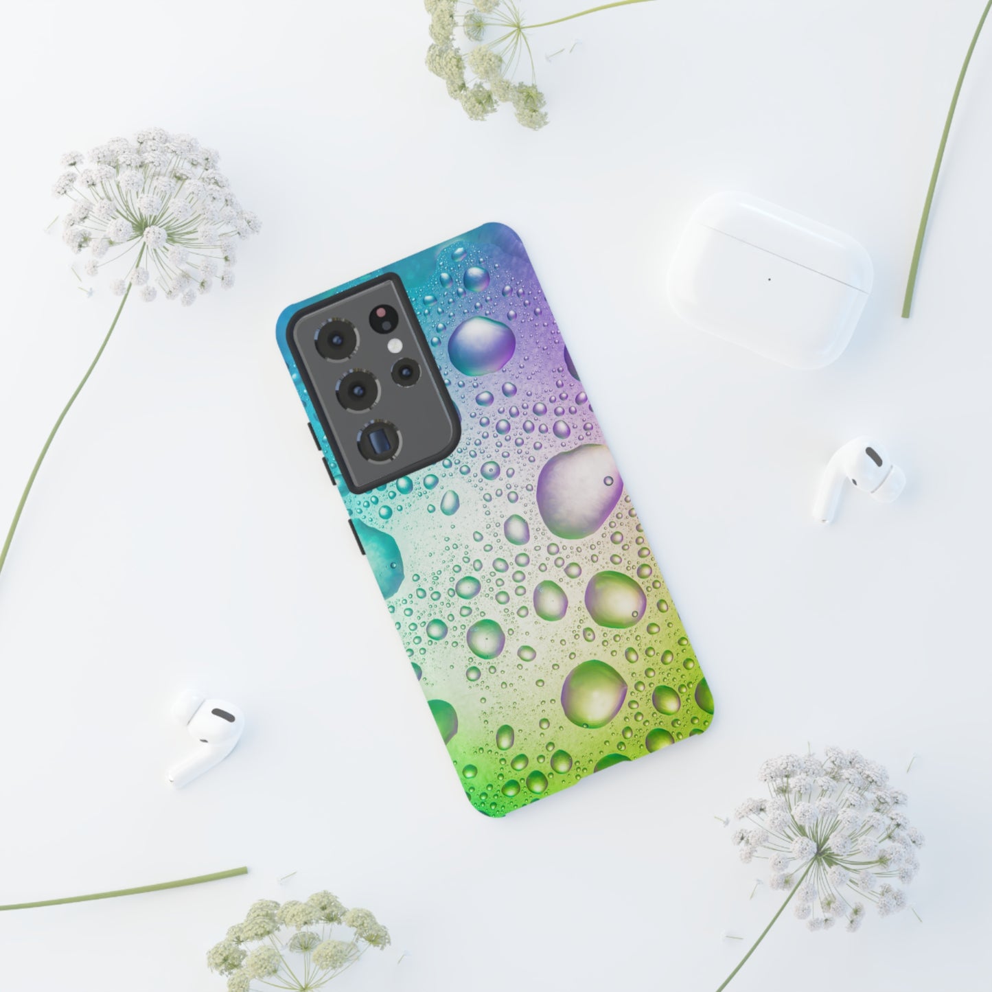 Aqua Bubbles - Cell Phone Case