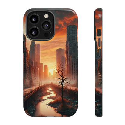 Dawn of the Urban Oasis - Cell Phone Case