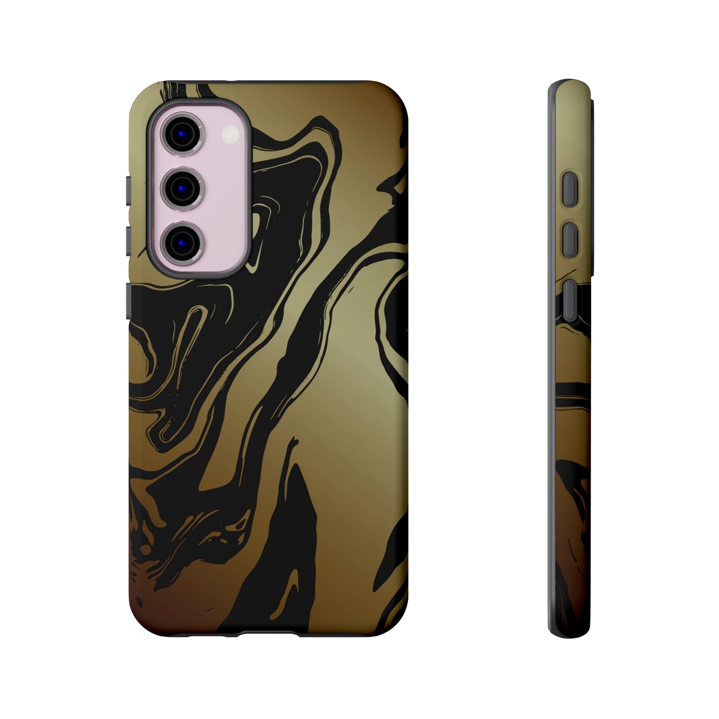 Golden Swirls - Cell Phone Case