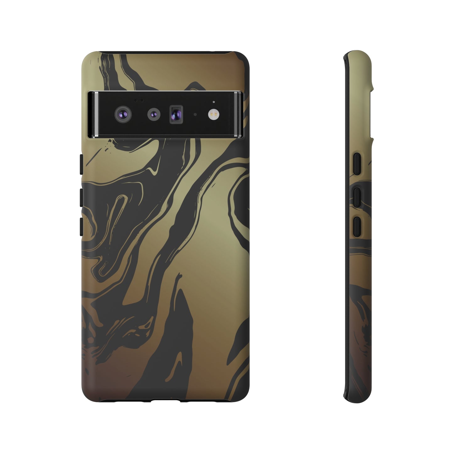 Golden Swirls - Cell Phone Case