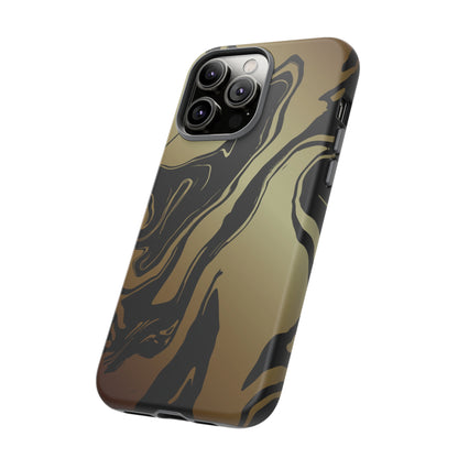 Golden Swirls - Cell Phone Case