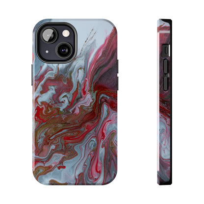 Crimson Flow - iPhone Case