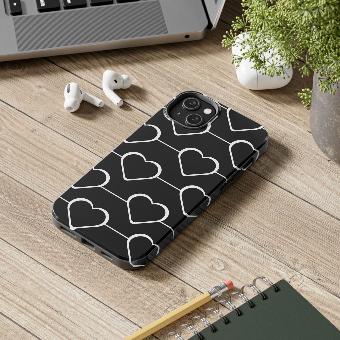 Hearts Connect - iPhone Case